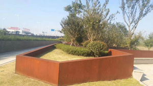 诸暨耐候钢挡土墙